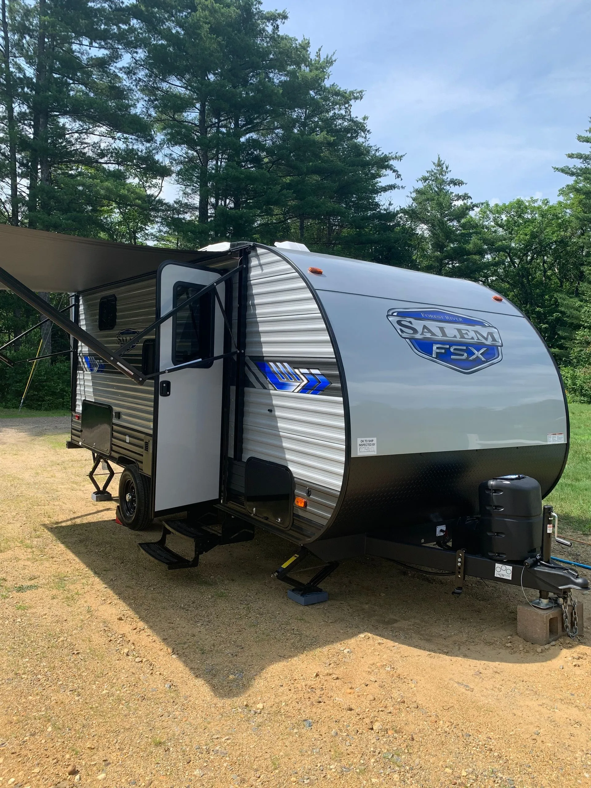 Go Wild travel trailer ready for a trip